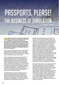 Passports, please! The Business of Simulation