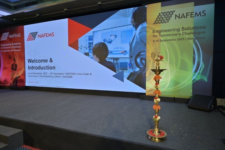 The stage is set for the NAFEMS India Conference The stage is set for the NAFEMS India Conference